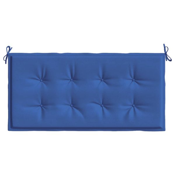 Almofadão p/ banco de jardim 100x50x3cm tecido oxford azul real - Image 3