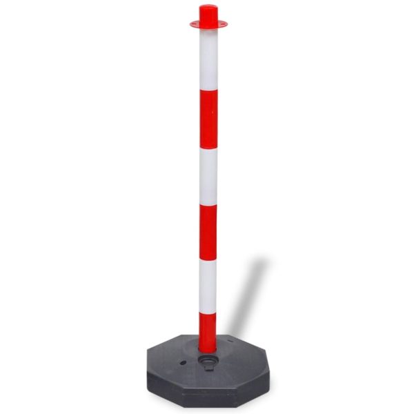 Conjunto de 4 postes e 2 correntes de plástico com 10 m cada - Image 3