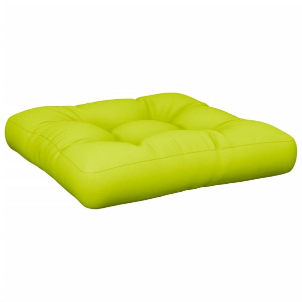 Almofadão para paletes 58x58x10 cm tecido verde brilhante - Image 2