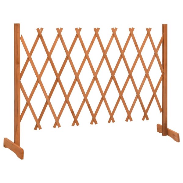 Vedação em treliça para jardim 150x80 cm abeto maciço laranja - Image 2