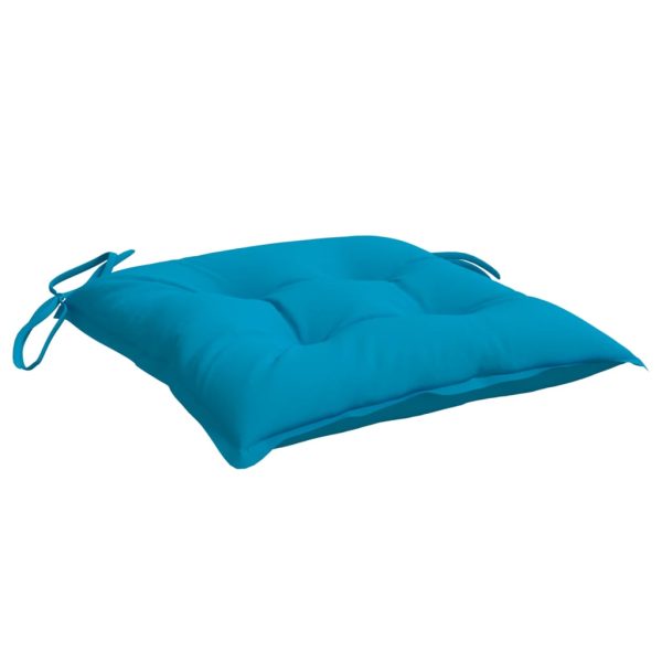 Almofadões de cadeira 2 pcs 40x40x7 cm tecido oxford azul-claro - Image 3