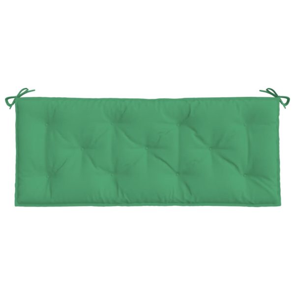 Almofadão p/ banco de jardim 120x50x7 cm tecido oxford verde - Image 3