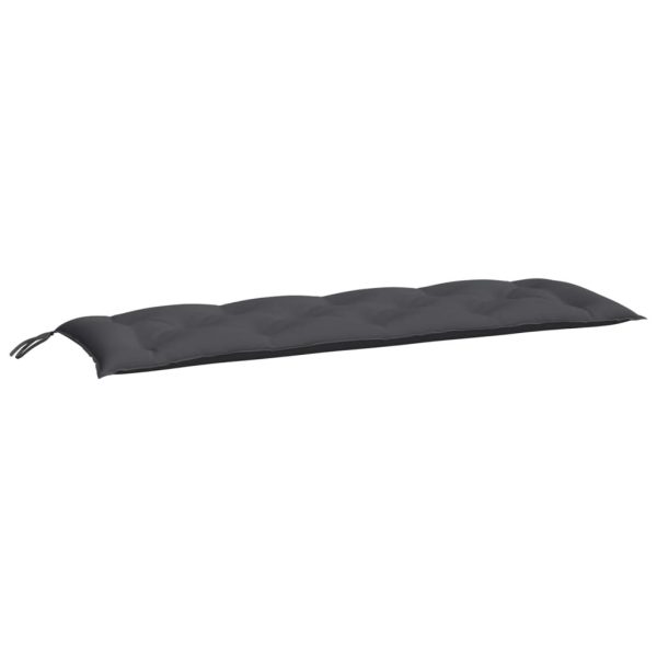 Almofadões banco jardim 2pcs 150x50x7cm tecido oxford antracite - Image 3