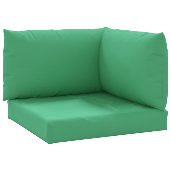 Almofadões p/ móveis de paletes 3 pcs tecido oxford verde - Image 2