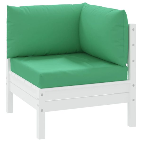 Almofadões p/ móveis de paletes 3 pcs tecido oxford verde - Image 3