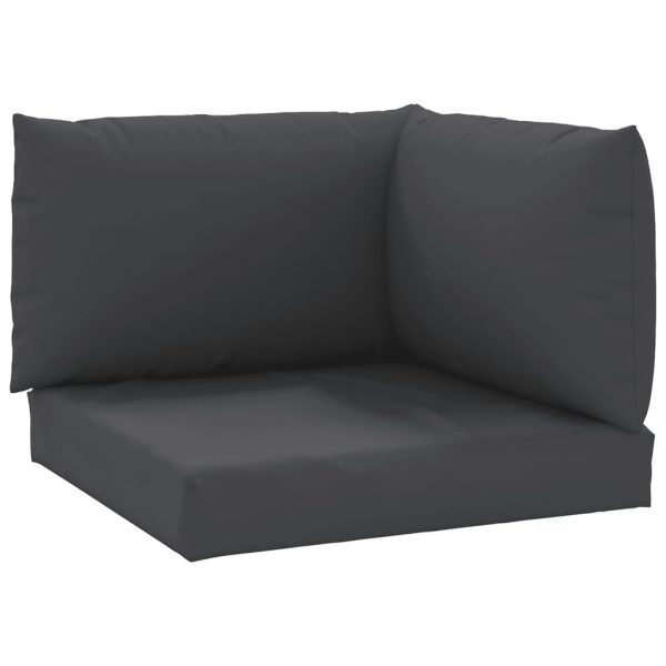 Almofadões para paletes 3 pcs tecido oxford preto - Image 2