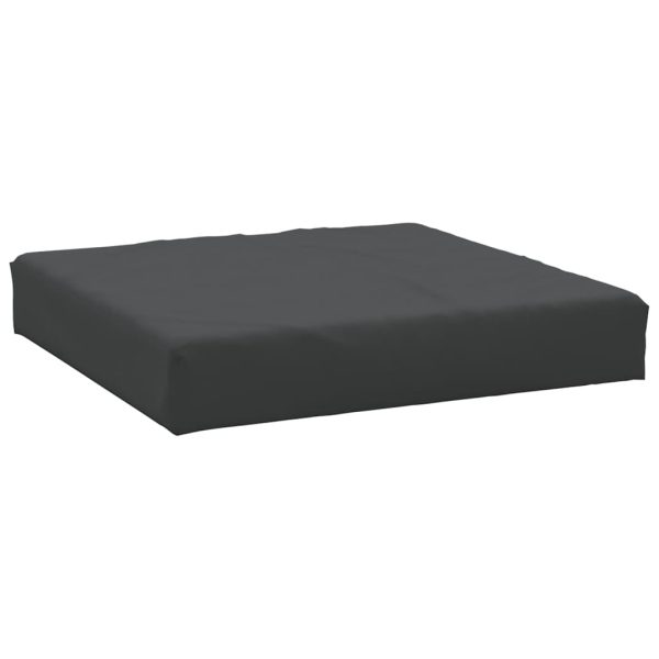 Almofadão para sofá de paletes 60x60x8 cm tecido preto - Image 2