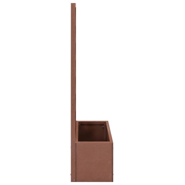 Vaso com treliça WPC 40x30x135 cm - Image 3