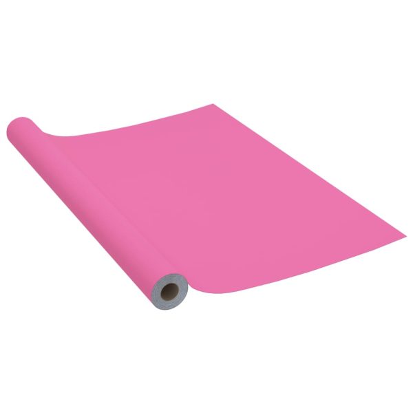 Autocolante para móveis 500x90 cm PVC rosa brilhante - Image 2