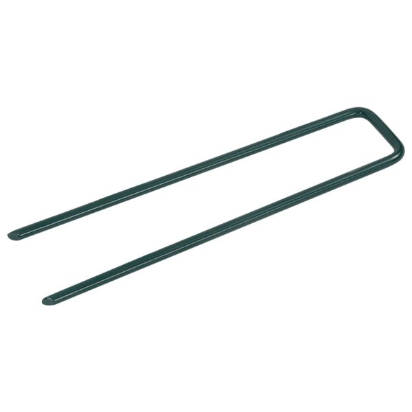 Grampos para relva artificial em forma de U 100 pcs ferro - Image 2