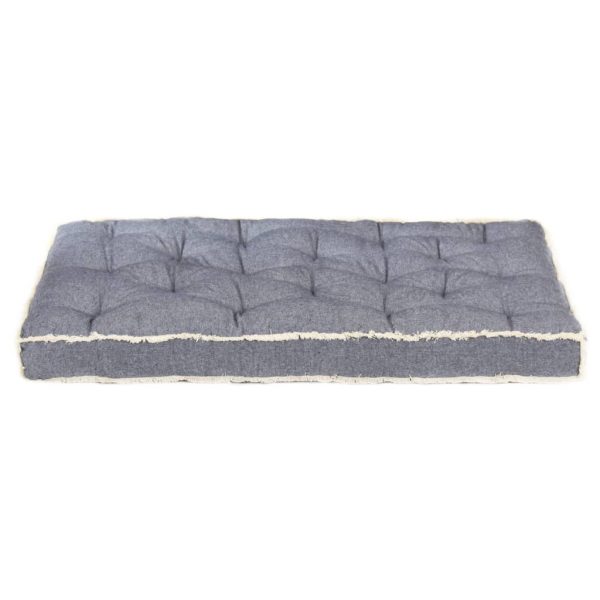 Almofadão para sofá de paletes 120x80x10 cm azul - Image 2