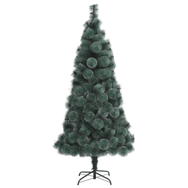 Árvore de Natal artificial com suporte 210 cm PET verde - Image 2