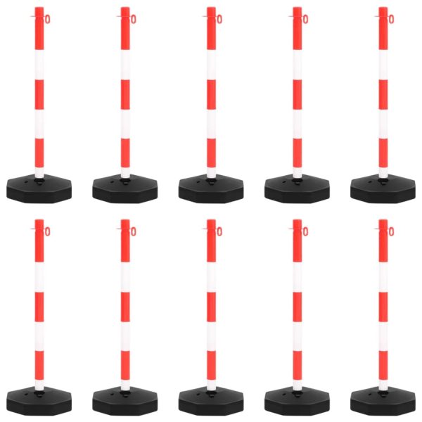 Conjunto de postes com corrente de plástico 10 m - Image 2