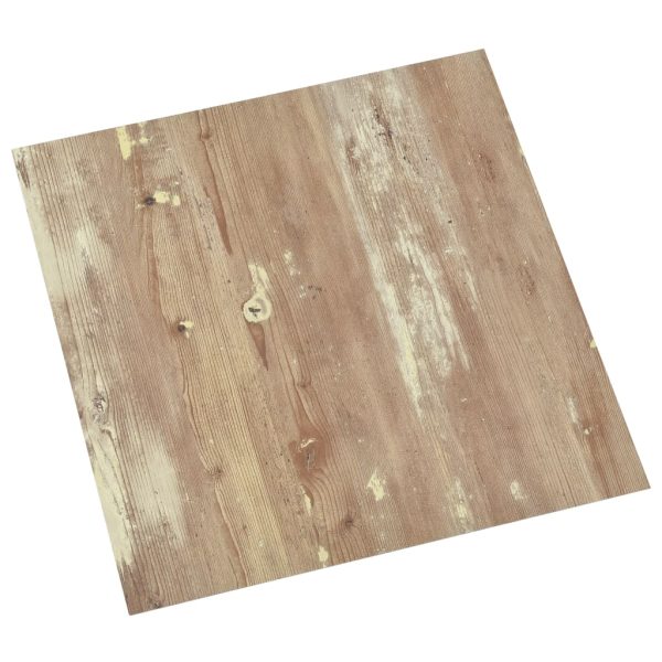 Tábuas de soalho autoadesivas 20 pcs 1,86 m² PVC castanho - Image 3