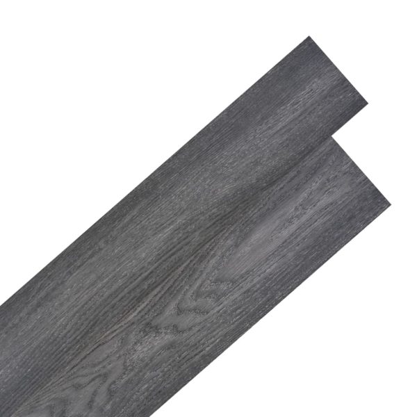 Tábuas de soalho PVC autoadesivo 5,21 m² 2 mm preto e branco - Image 2