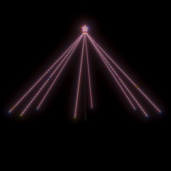 Iluminação p/ árvore de Natal int/ext 800 LEDs 5 m colorido - Image 2