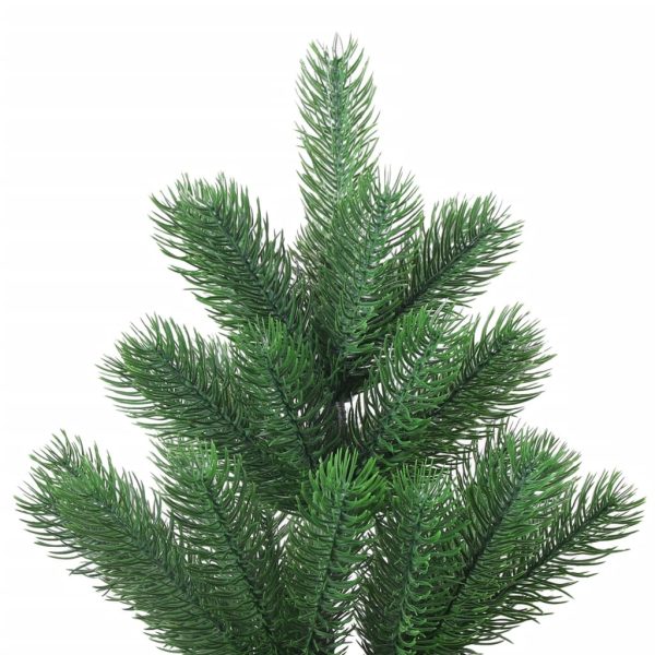 Árvore Natal artif. c/ LEDs/bolas 150 cm abeto caucasiano verde - Image 3