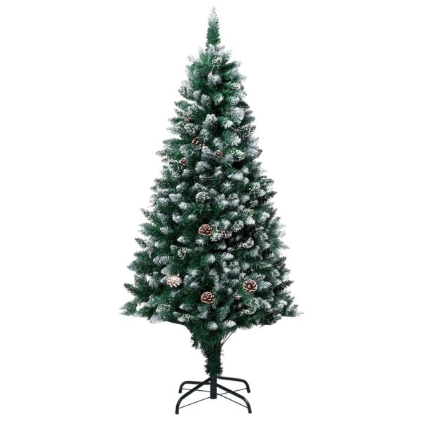 Árvore de Natal artificial com luzes LED/bolas/pinhas 180 cm - Image 2