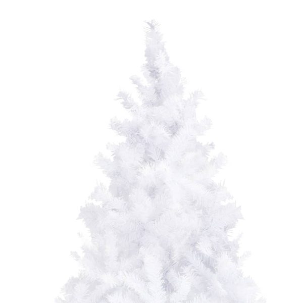 Árvore de Natal artificial com luzes LED e bolas 500 cm branco - Image 3