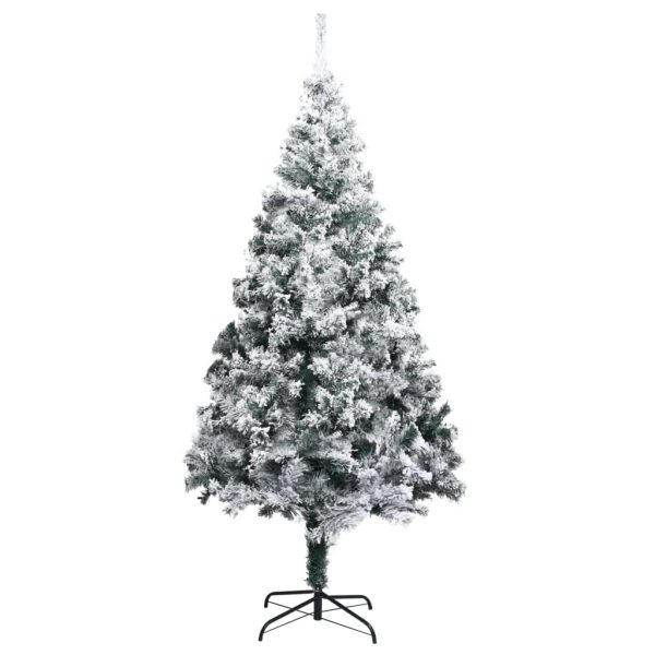 Árvore de Natal artificial c/ luzes LED e bolas 210cm PVC verde - Image 3