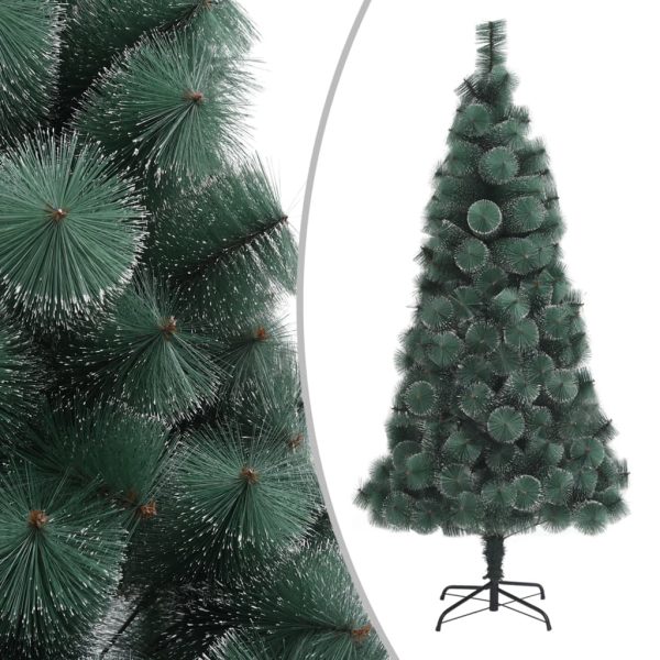 Árvore Natal artificial c/ luzes LED/bolas 150 cm PVC/PE verde - Image 2