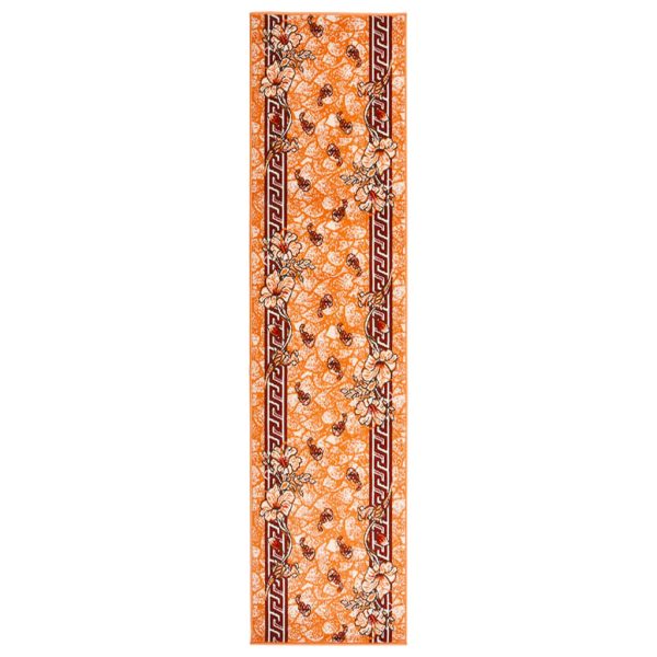 Passadeira 60x250 cm polipropileno terracota