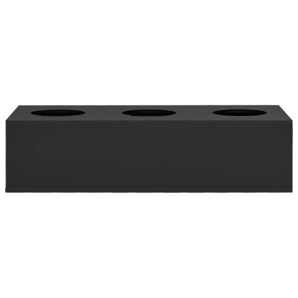Floreira para escritórios 90x40x23 cm aço antracite - Image 3