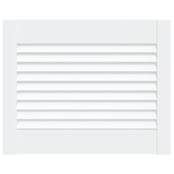 Porta com venezianas 39,5x49,4 cm pinho maciço branco - Image 2