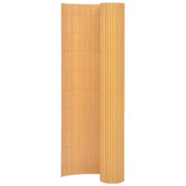 Cerca de jardim dupla face 110x500 cm amarelo