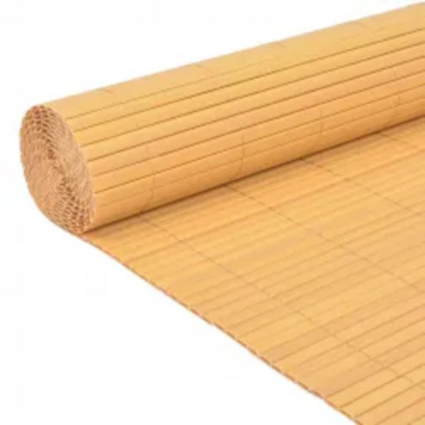 Cerca de jardim dupla face 110x500 cm amarelo - Image 3