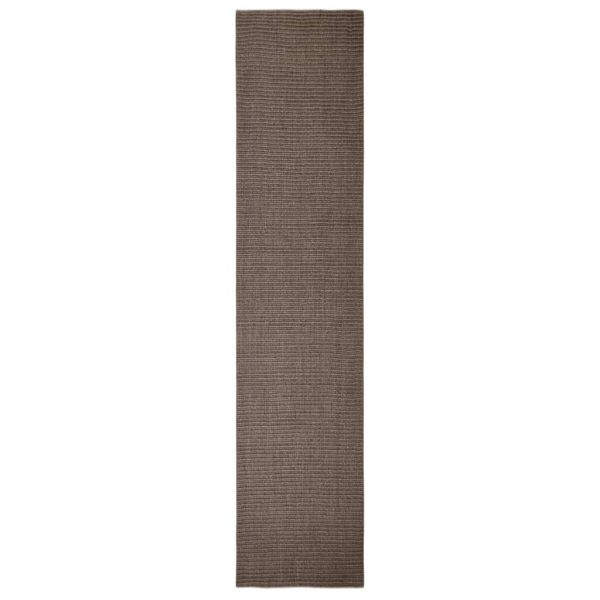 Tapete sisal natural 66x300 cm castanho - Image 2