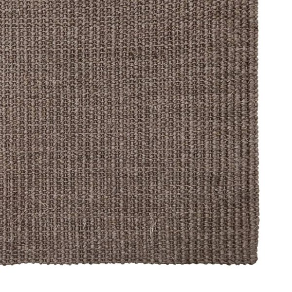 Tapete sisal natural 66x300 cm castanho - Image 3