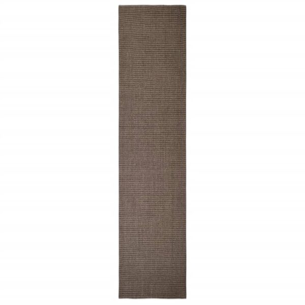 Tapete sisal natural 80x350 cm castanho - Image 2