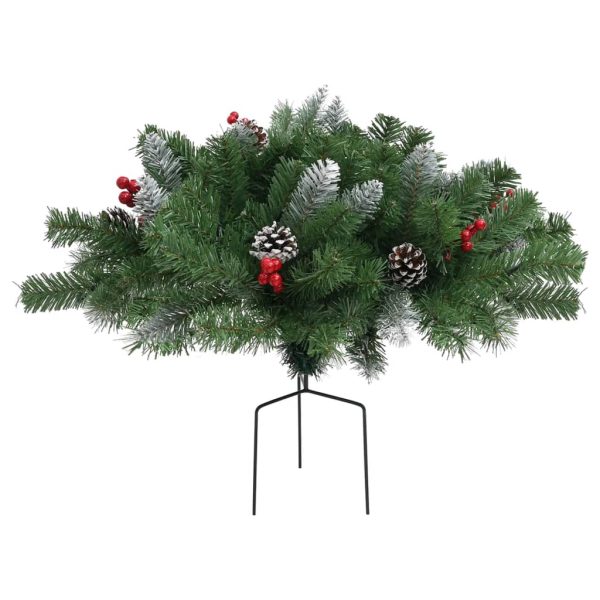 Árvore de Natal artificial de exterior 40 cm PVC verde - Image 2