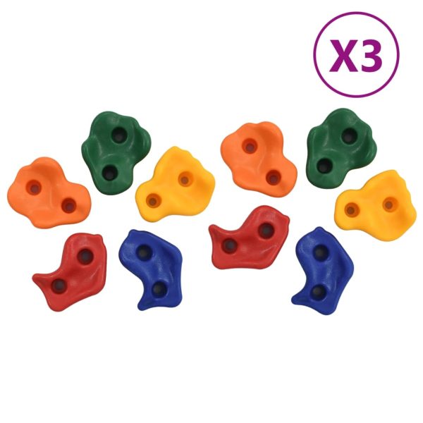 Pedras de escalada 30 pcs PE multicolorido