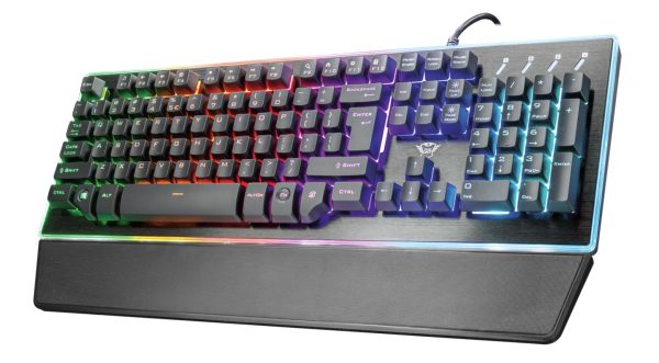 Trust 21843 Teclado Semi-Mecanico USB Gaming GXT 860 Thura Negro