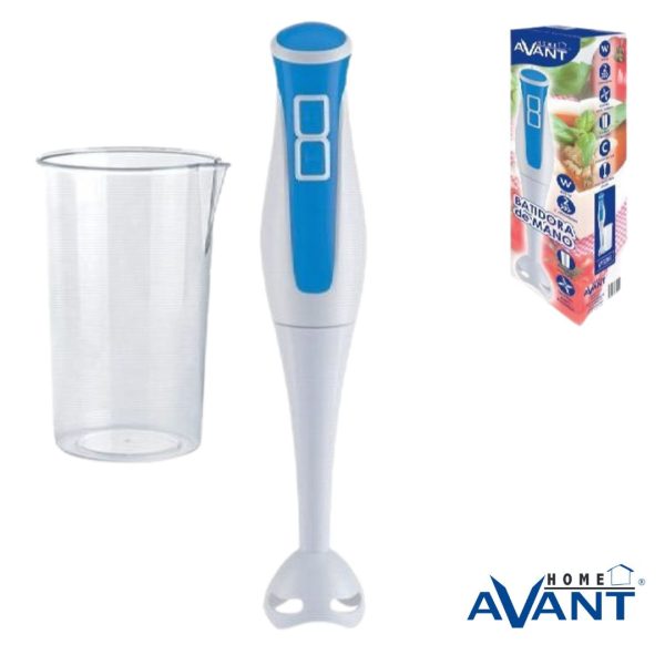 BATIDORA DE VARILLA AVANT 400W CON VASO - PLASTICO - DESMONTABLE