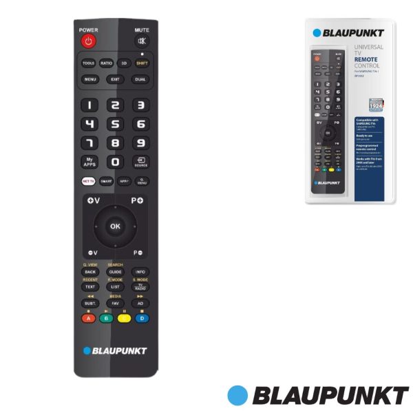 MANDO TV UNIVERSAL PARA SAMSUNG - PRE-PROGRAMADO - LISTO PARA USAR -SMART TV -  BLAUPUNKT