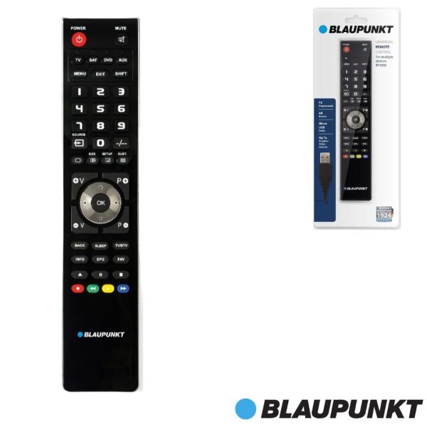 MANDO PROGRAMABLE BLAUPUNKT - 4 EN 1 - POR SOFTWARE - CABLE INCLUIDO - SMART TV