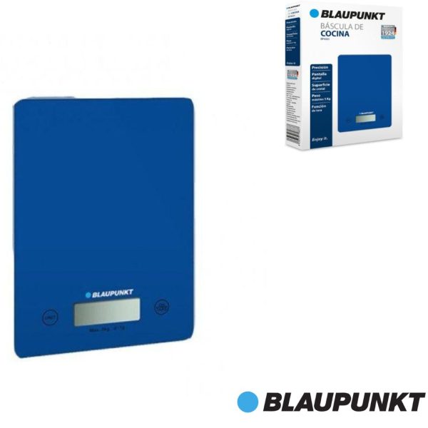 BASCULA DE COCINA BLAUPUNKT 5 KG - PANTALLA DIGITAL - SUPERFICIE CRISTAL