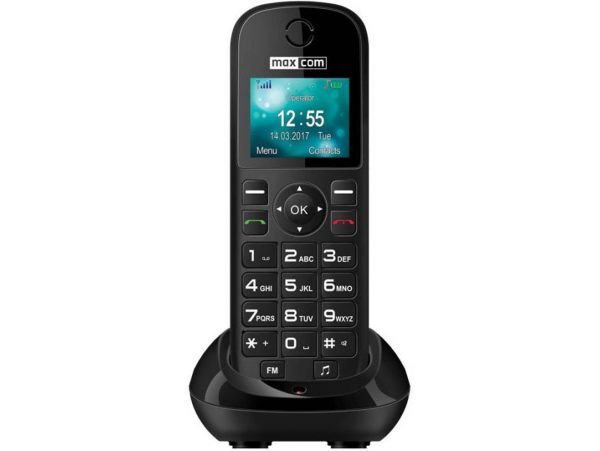 TELEFONO FIJO - MOVIL TECLAS GRANDES - FUNCIONA CON TARJETA SIM - MAXCOM