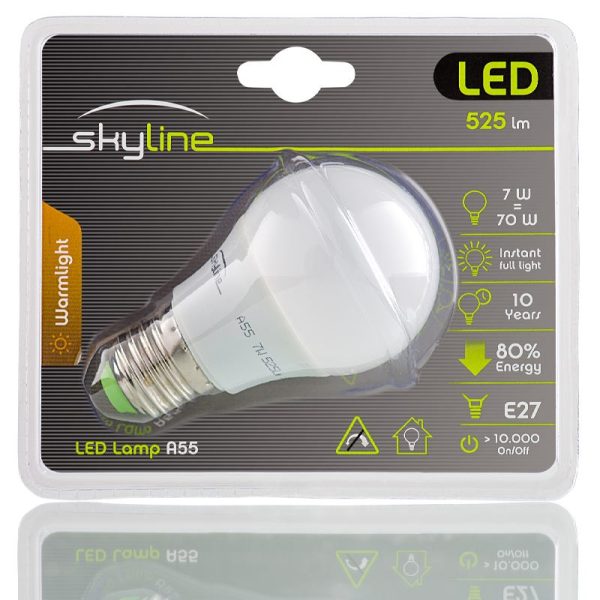 LED - BOMBILLA A55 E27 7W 3000K