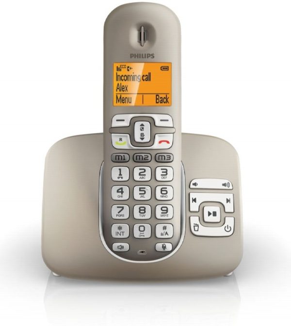 TELEFONO INALAMBRICO PHILIPS DECT TECLAS GRANDES