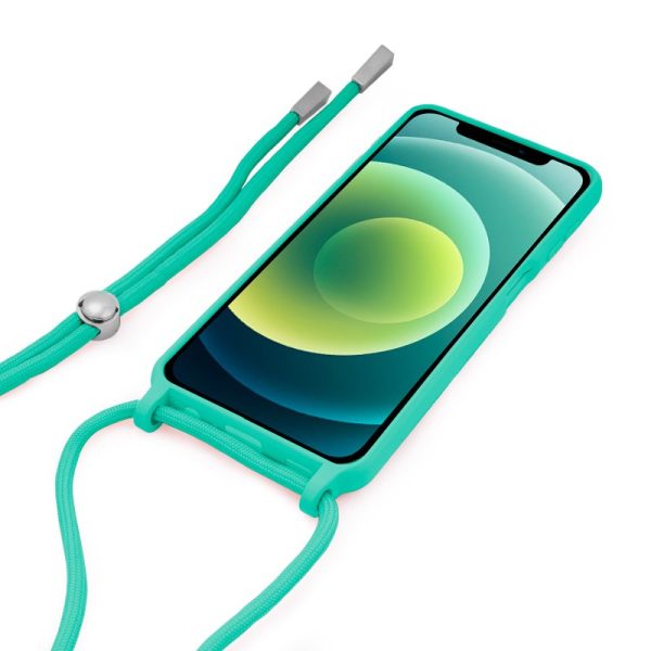 Carcasa COOL para iPhone 12 / 12 Pro Cordón Liso Mint - Image 2