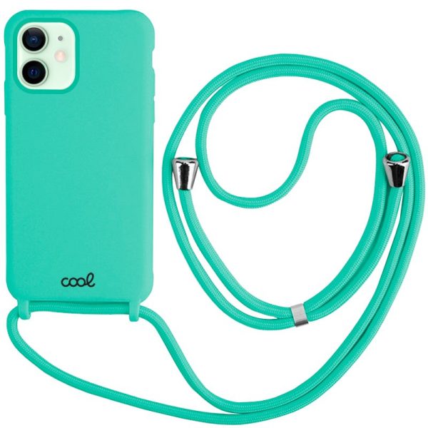 Carcasa COOL para iPhone 12 / 12 Pro Cordón Liso Mint