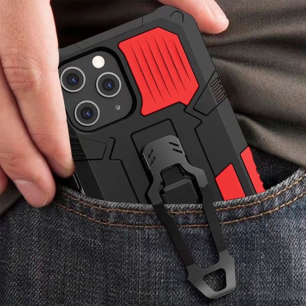 Carcasa COOL para iPhone 12 / 12 Pro Hard Clip Rojo - Image 2