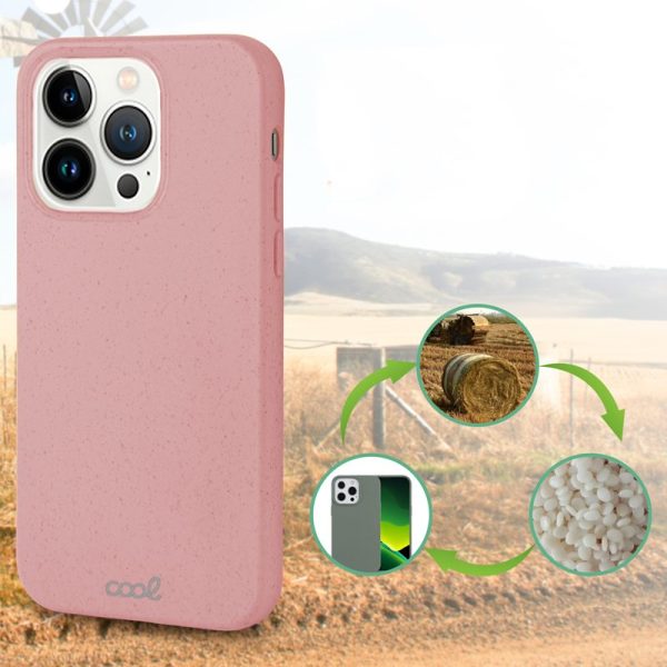 Carcasa COOL para iPhone 13 Pro Eco Biodegradable Rosa - Image 2