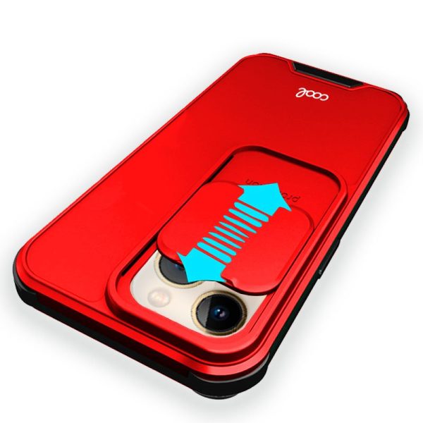 Carcasa COOL para iPhone 13 Pro Max Hard Camera Rojo - Image 2