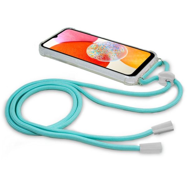 Carcasa COOL para Samsung A145 Galaxy A14 / A14 5G Cordón Celeste - Image 2