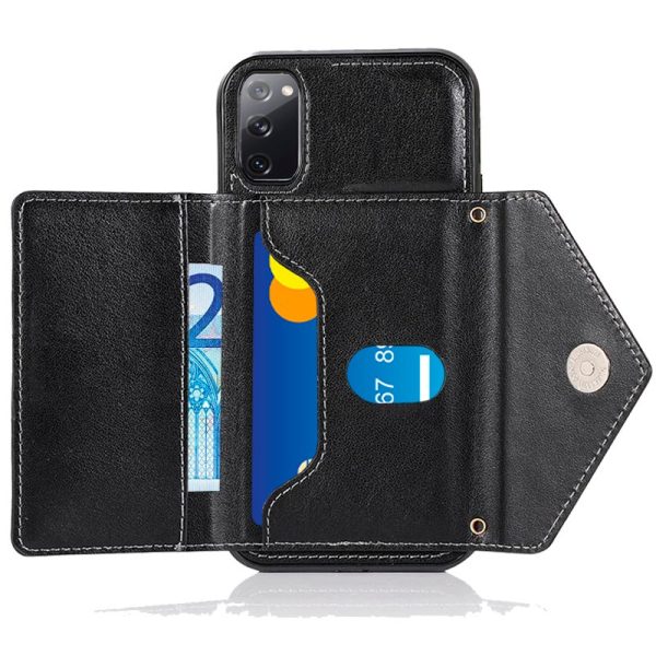 Carcasa COOL para Samsung G780 Galaxy S20 FE Colgante Wallet Negro - Image 4